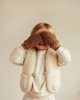 Milk Binibamba Sheepskin Snuggle Vest