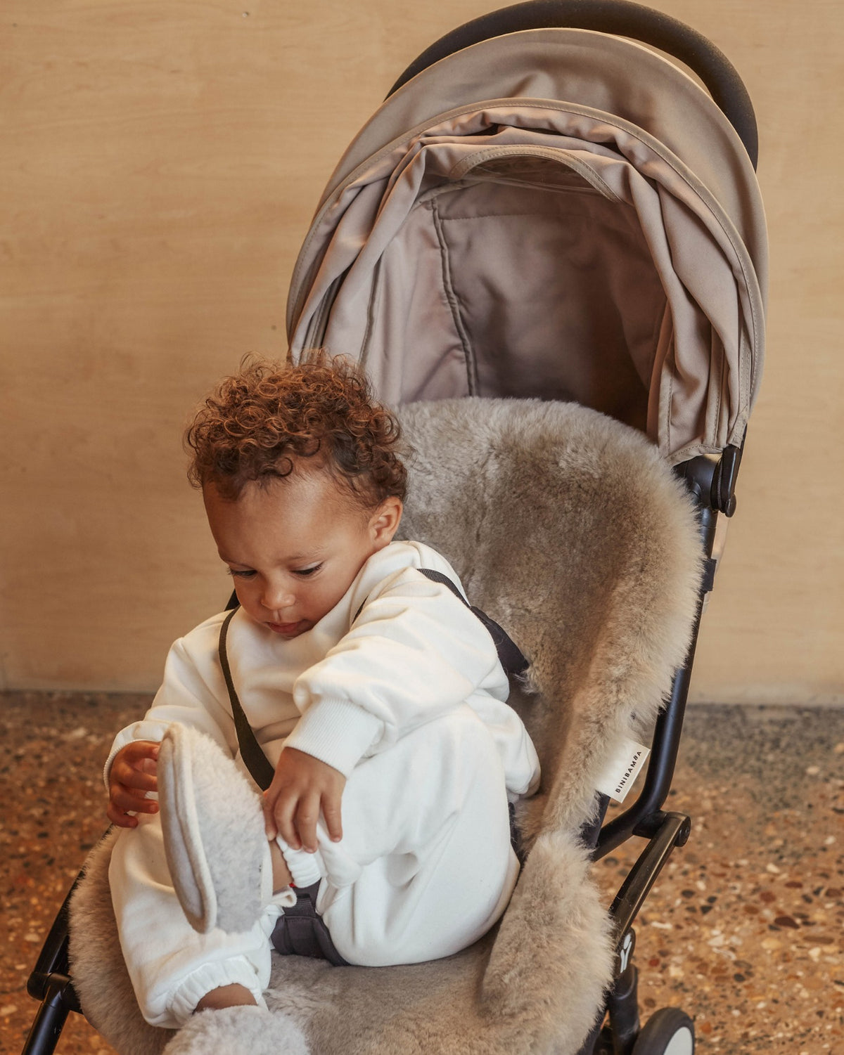 Toast Binibamba Sheepskin Snuggler Buggy Liner