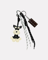 Louisa Lee Chocolate Dog Bag Charm