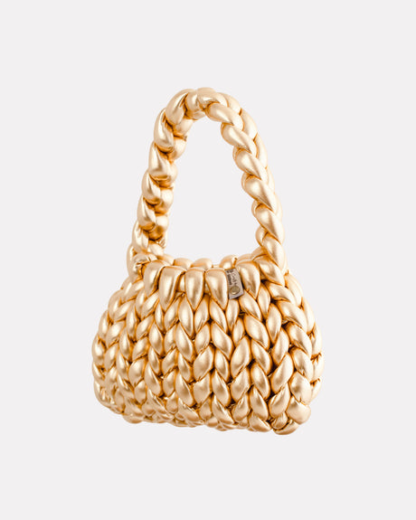 Gold Woven Candy Bag