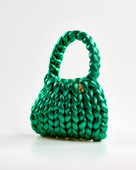 Green Woven Candy Bag
