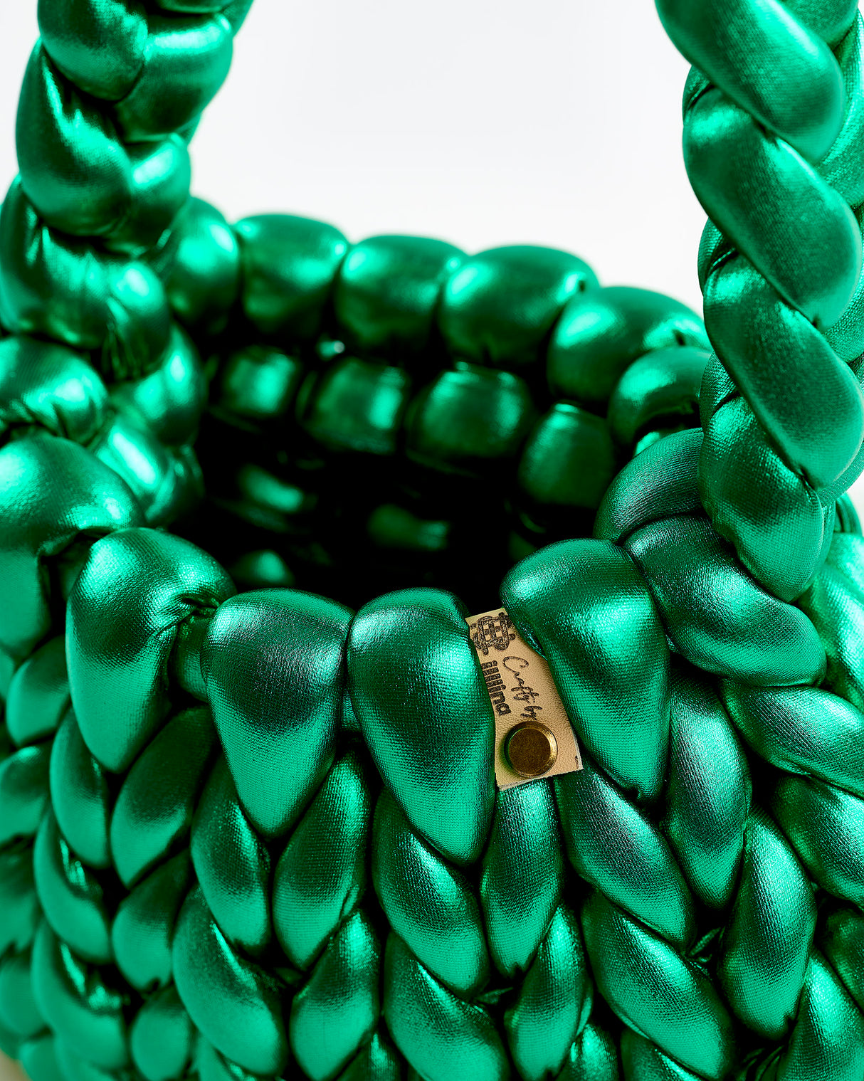 Green Woven Candy Bag