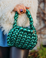 Green Woven Candy Bag
