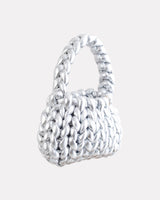 Silver Woven Candy Bag