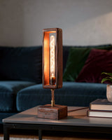 Salvaged Jarrah Hardwood Ballast Tall Table Lamp