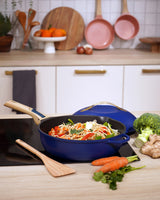 Sapphire 28cm Lidded Non-Stick 8-in-1 Pan with Accessories