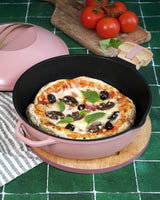 Peony 28cm Lidded Non-Stick 8-in-1 Pan with Accessories