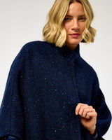 The Flock Dúghorm Donegal Wool Cape