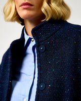 The Flock Dúghorm Donegal Wool Cape