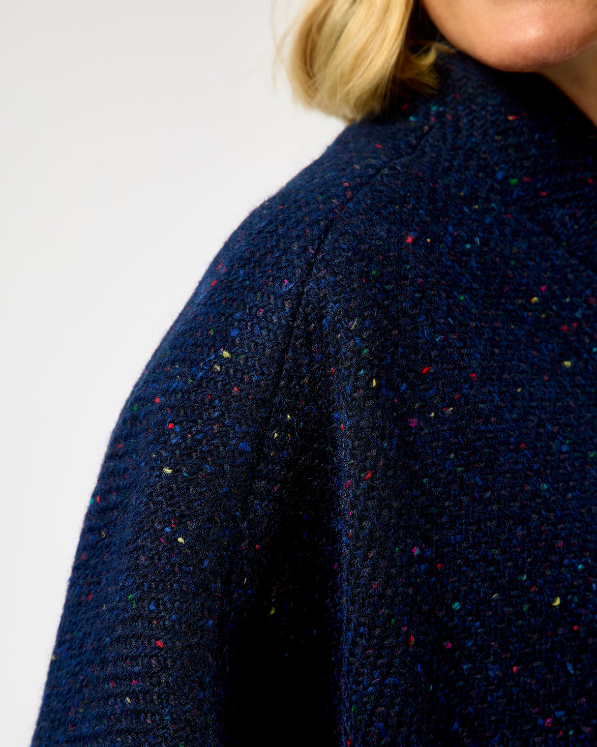 The Flock Dúghorm Donegal Wool Cape