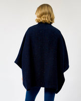 The Flock Dúghorm Donegal Wool Cape