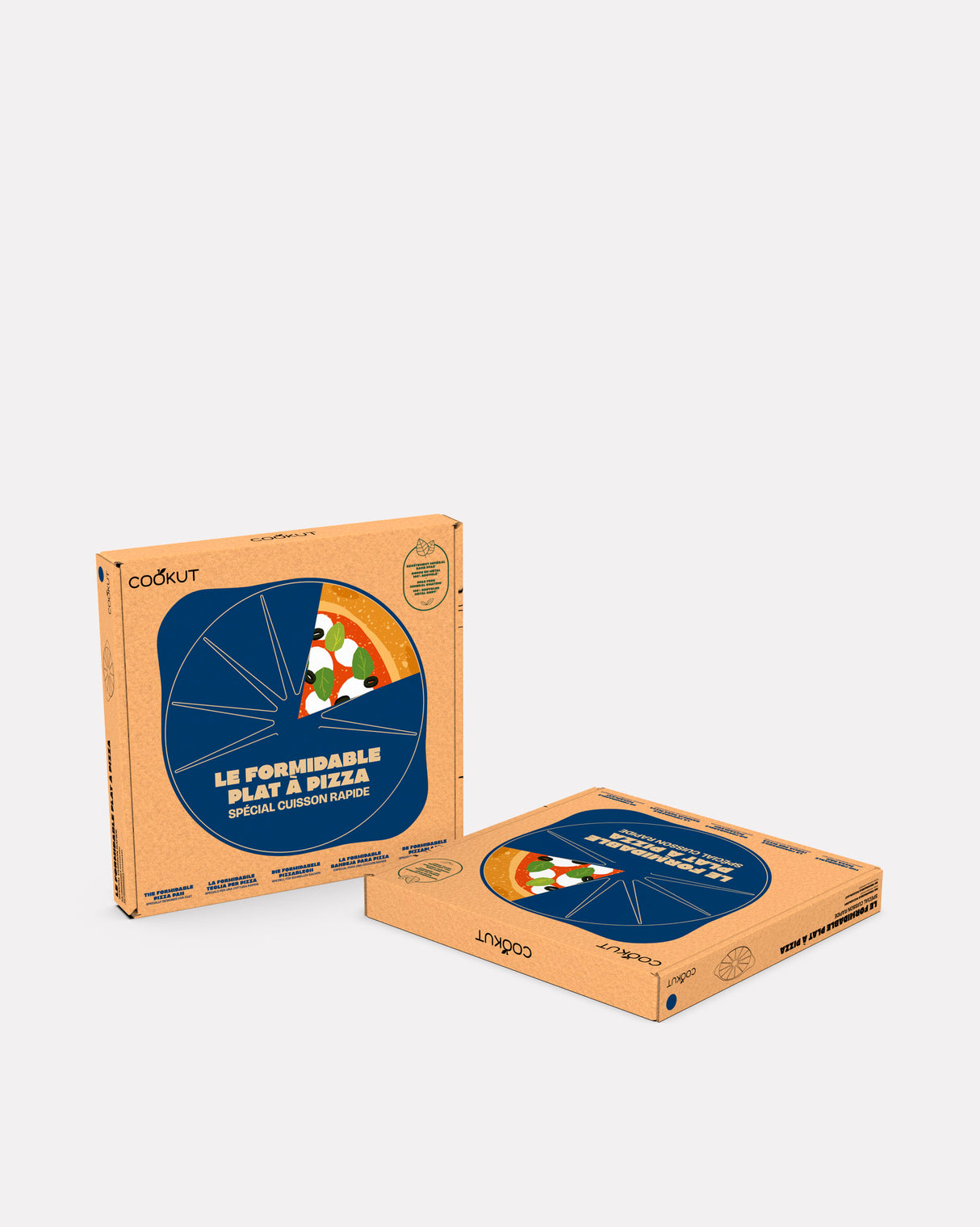Blueberry 33cm Non-Stick Pizza Pan with Pizza Cutter