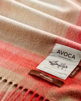 Orange & Beige Gradient 100% Cashmere Scarf
