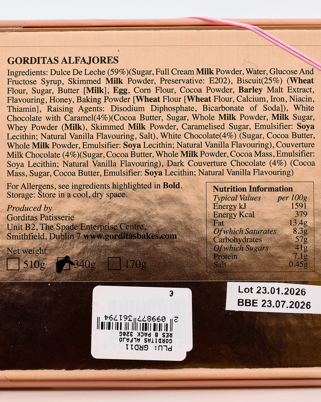 Gorditas Alfajores - Pack of 8