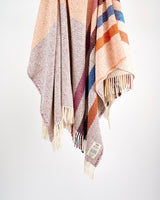 Vertical Stripe Dapple Heavy Donegal Throw