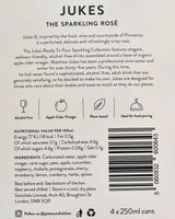 Jukes Alcohol Free Sparkling Rosé Cans - Pack of  4