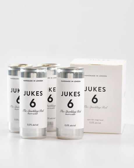 Jukes Alcohol Free Sparkling Red Wine Cans - Pack of  4