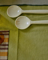 Vanilla Polyresin Salad Cutlery Set