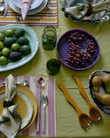 Ochre Polyresin Salad Cutlery Set