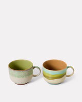 Neo 70s Ceramics Tea Cups - Set of 2