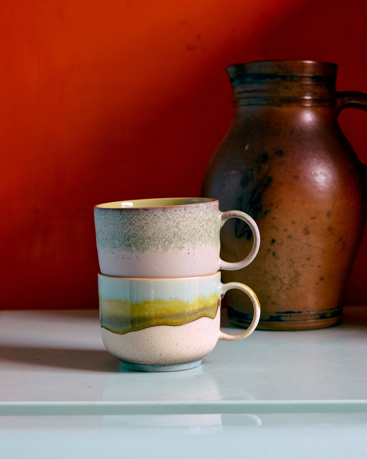 Neo 70s Ceramics Tea Cups - Set of 2