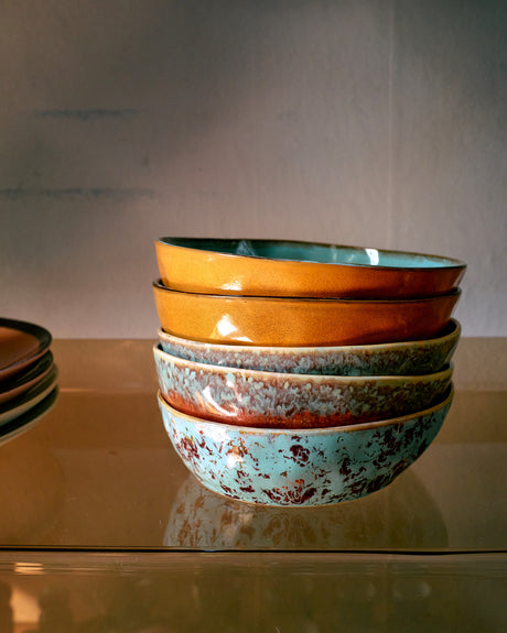 Patina 70s Ceramics Pasta Bowls - Set of 2