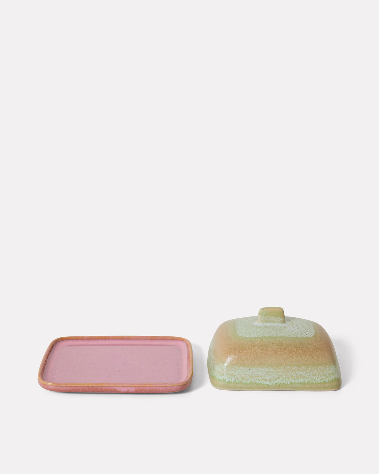 Skyline 70s Ceramics Lidded Butter Dish
