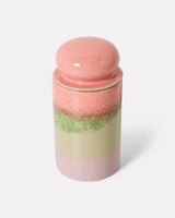 Glaze 70s Ceramics Lidded Storage Jar