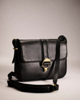 Black Rosa Leather Cross Body Bag