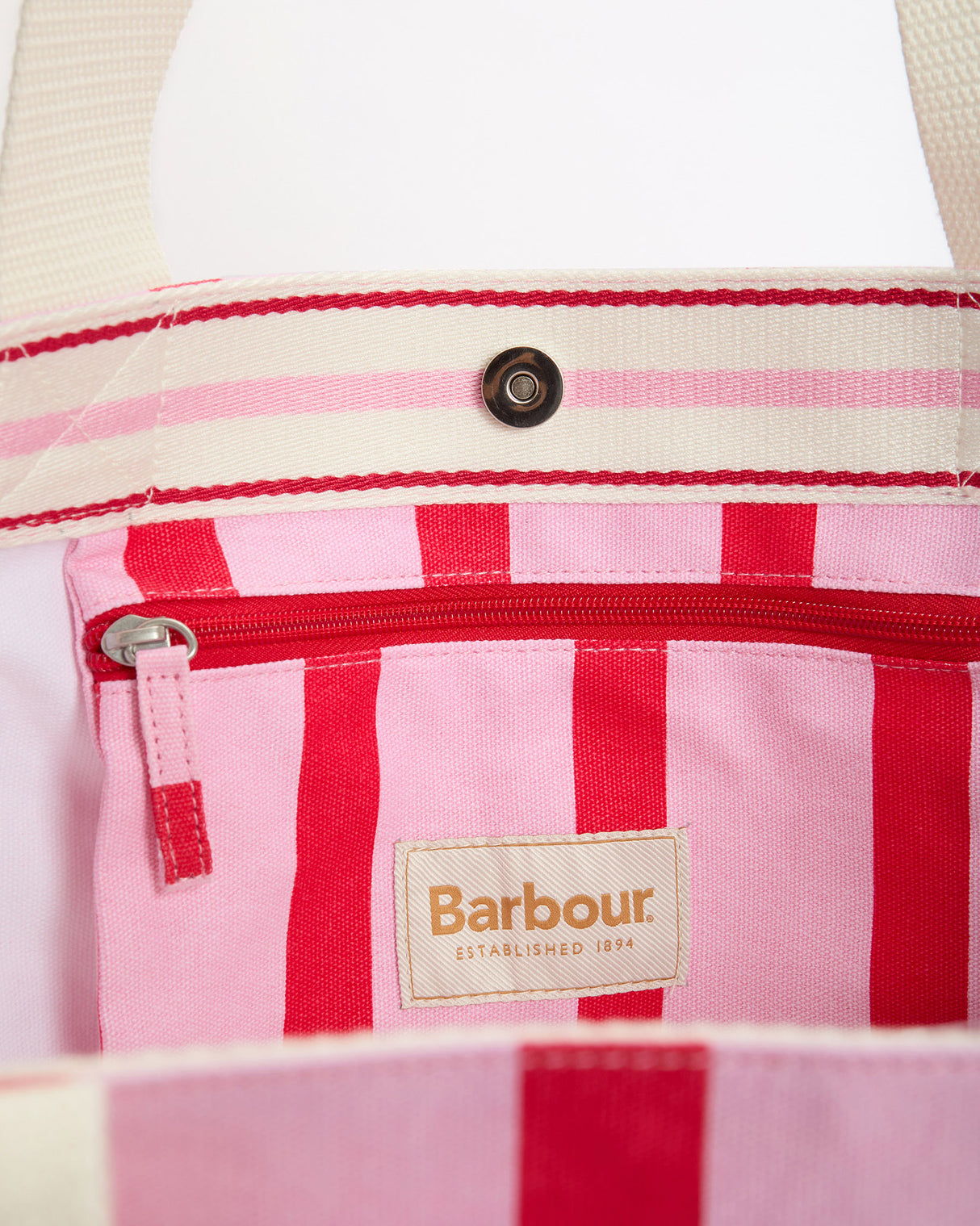 Cherry Blossom Emily Stripe Tote Bag