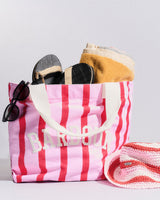 Cherry Blossom Emily Stripe Tote Bag