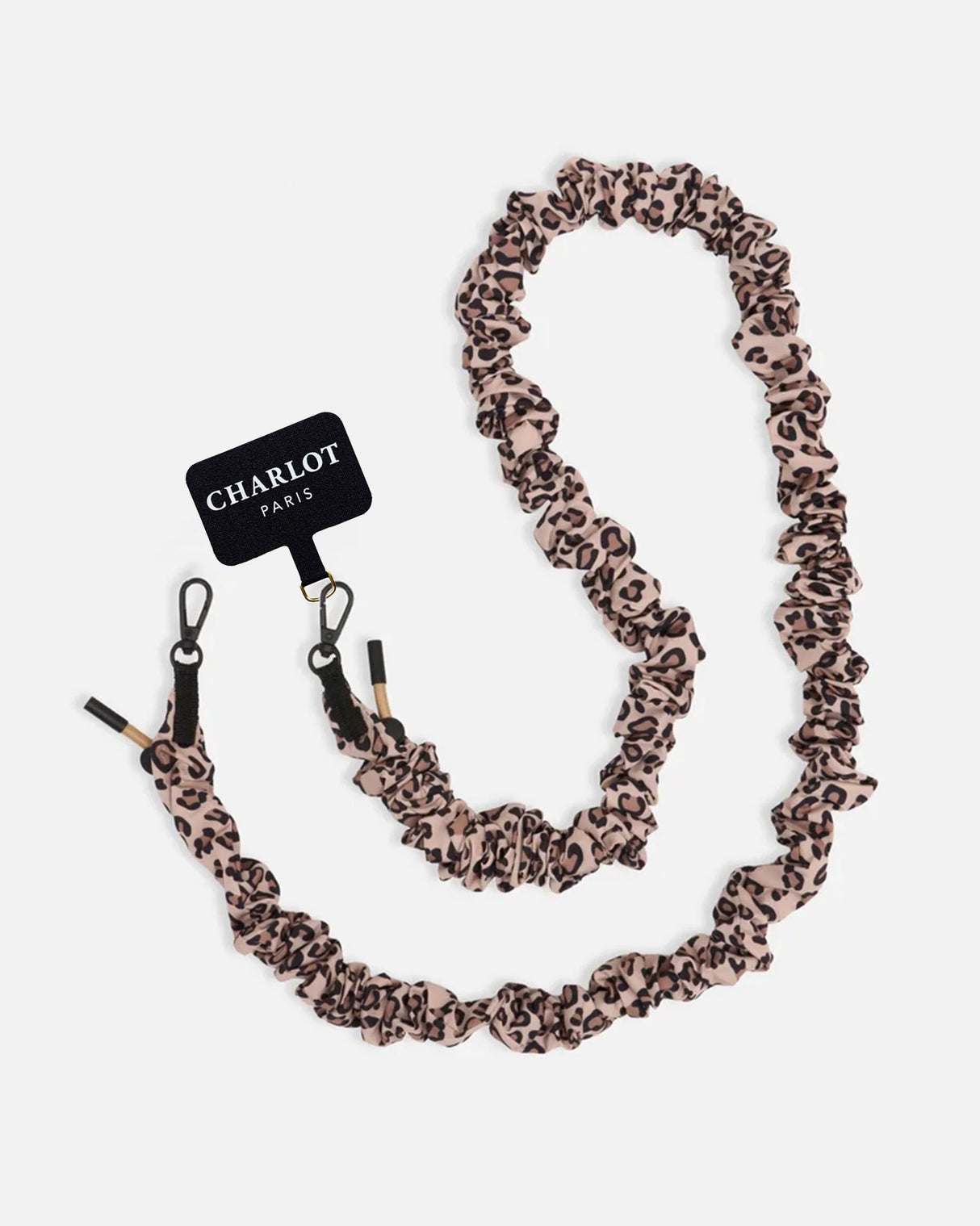 Leopard Scrunchie Strap & Adapter Set