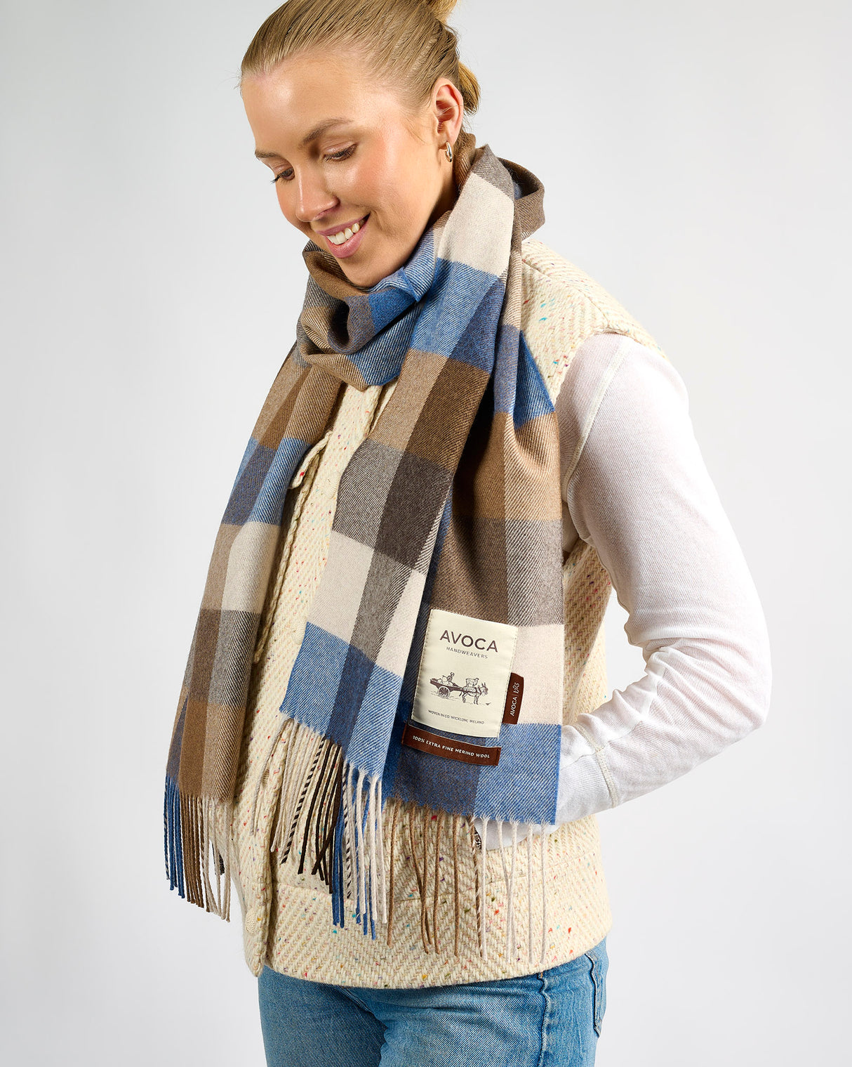WR81 Wide Merino Scarf