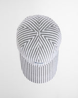 Navy Stripe Cresswell Cap