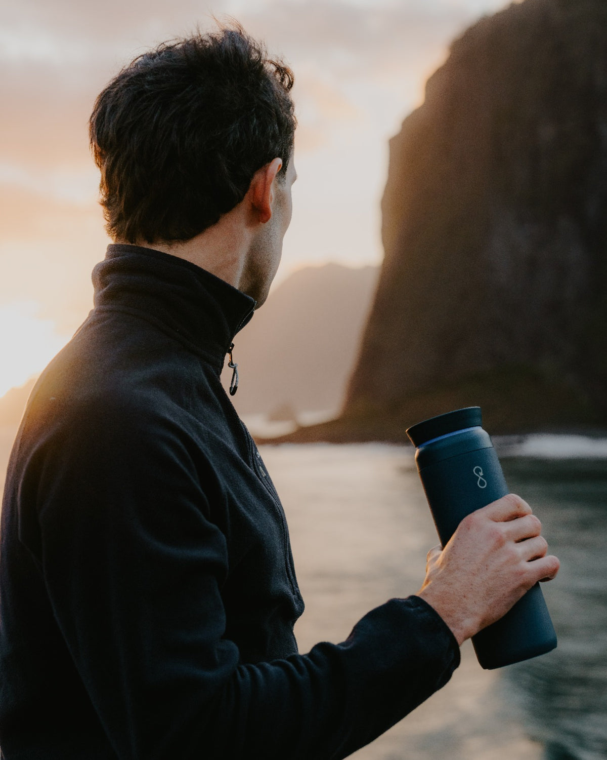Ocean Blue Peak Brew Travel Mug