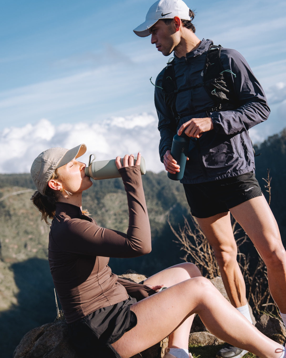Shale Green Peak Go Flip-Straw Water Bottle