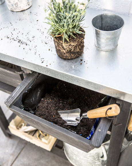 Spruce & Galvanised Steel Moreton Potting Bench