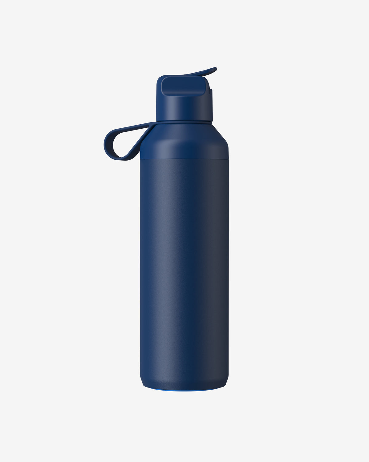 Ocean Blue Peak Go Flip-Straw Water Bottle