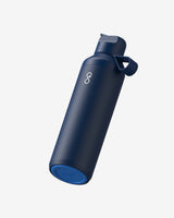 Ocean Blue Peak Go Flip-Straw Water Bottle