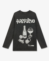Washed Black Aperitivo Long Sleeve T-Shirt