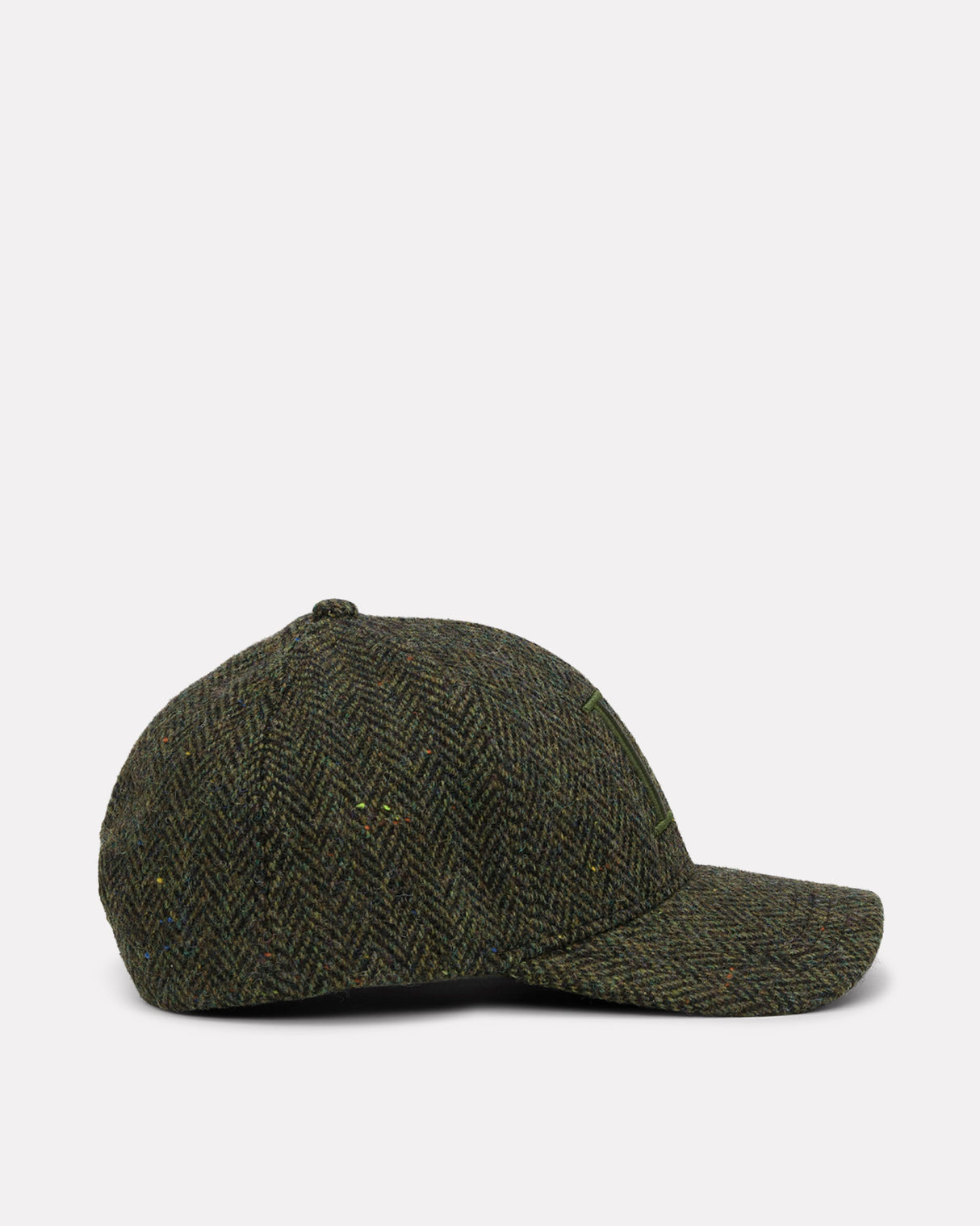 Rifle Green Herringbone Baseball Cap