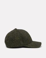 Rifle Green Herringbone Baseball Cap