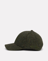 Rifle Green Herringbone Baseball Cap