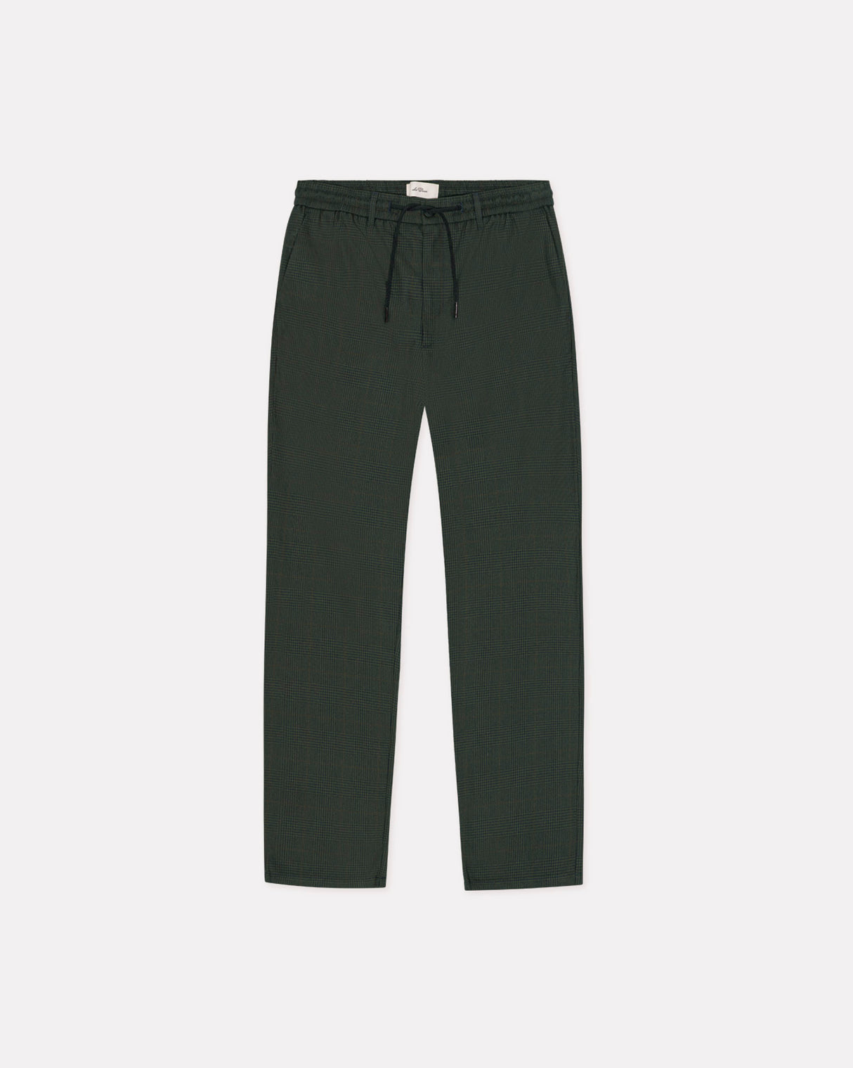 Rosin Green Houndstooth Tapered Trousers