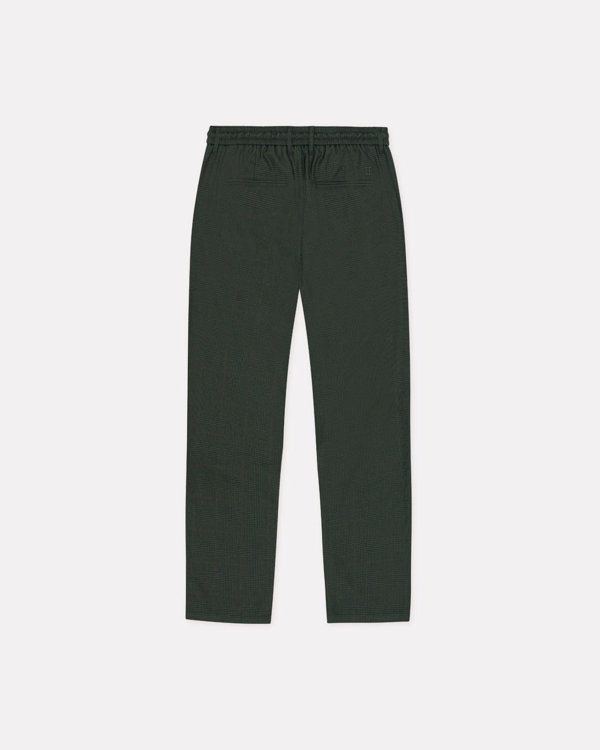 Rosin Green Houndstooth Tapered Trousers