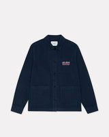 Dark Navy Artist Herringbone Overshirt