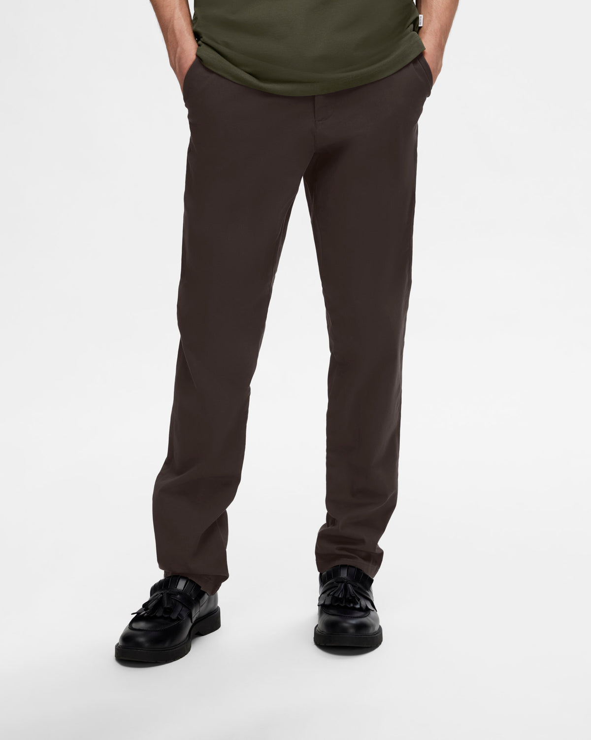 Chocolate 175 Slim Miles Flex Trousers