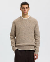 Oatmeal Cody Crew Neck Jumper