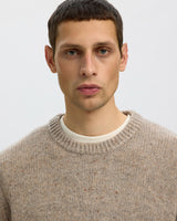 Oatmeal Cody Crew Neck Jumper
