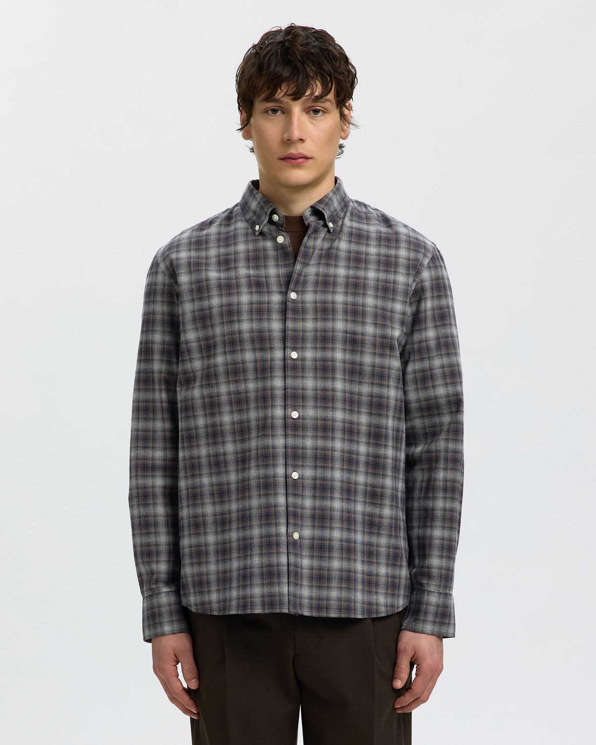 Sky Captain Check Cotton Shirt